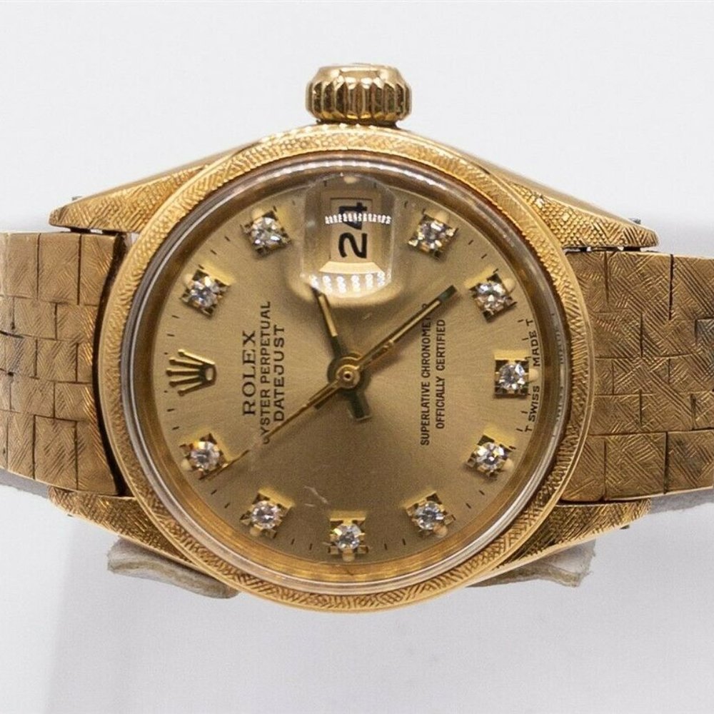 Sale! Rolex 18k President Diamond Ladies Watch!